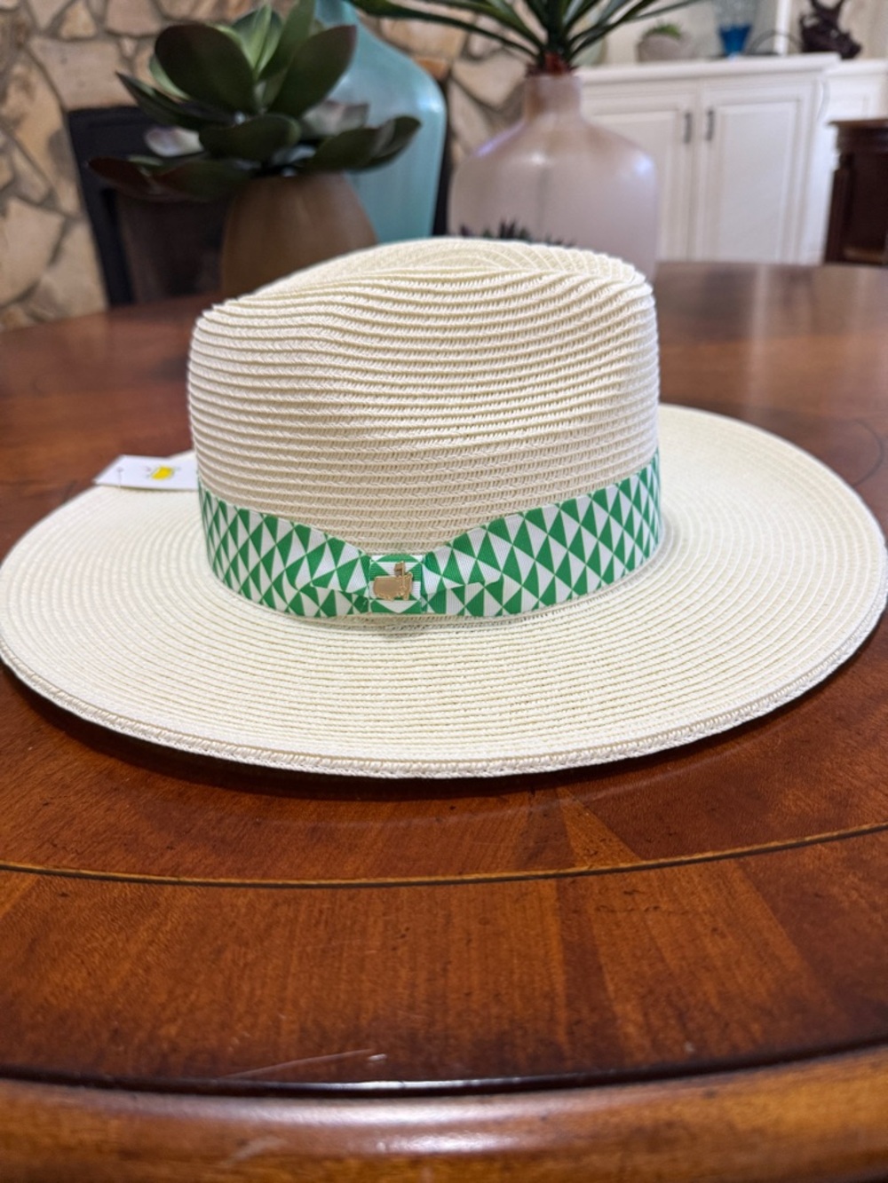 2026 Masters Tournament Women Dorfman Milano Straw Sun Hat!!๐ฅ๐ฅ๐ฅ - Picture 7 of 16
